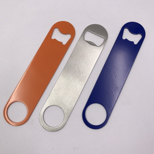 Customized Stainless Steel Flat Metal Beer Bottle Openers