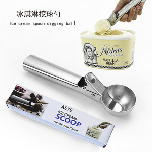 2023  Kitchen Accessories Ice Cream Tools Food Grade Stainless Steel Ice Cream Scoop