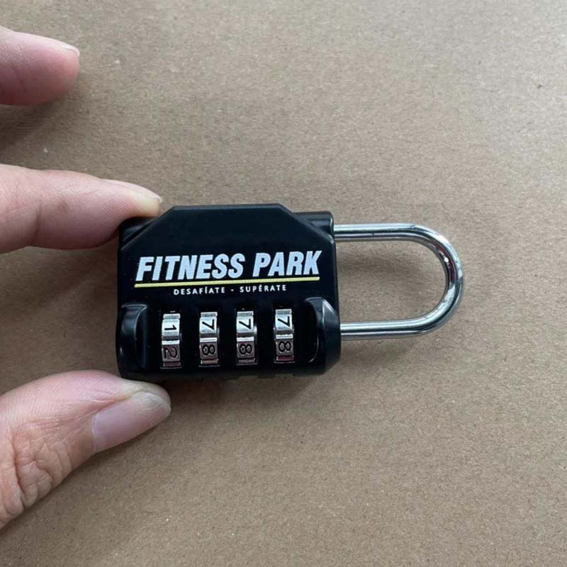 100pcs Custom Logo Wholesale Keyless Gym Sport Locker Safety Pad Lock Resettable 4 Digit Combination Password Padlock