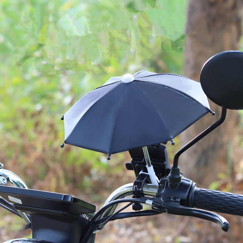 Custom Logo Promotional Mini Cell Phone Umbrella Waterproof Motorcycle Mini Umbrella