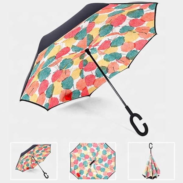 Promotional Folding Inverted Reverse Umbrella