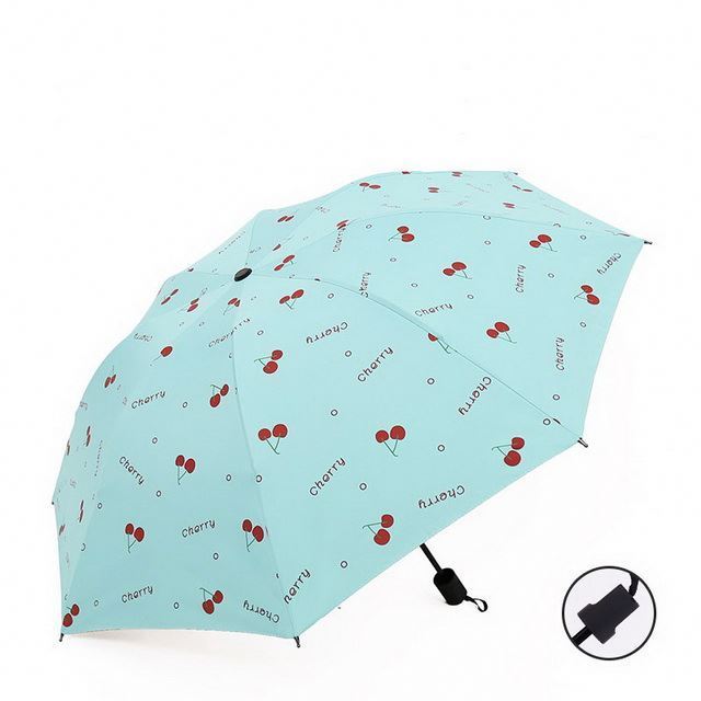 Ready To Ship High Quality Portable Manual Paraguas 3 Folding Umbrellas