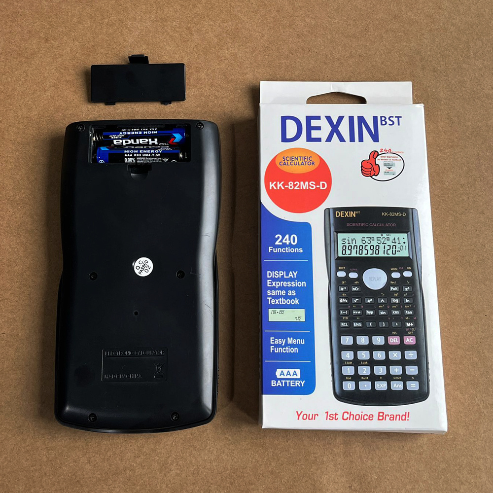 DEXIN School Examination 12 Digits 240 Functions Student Calculator Electronic Advanced Mathematics Scientific Calculator