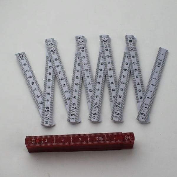 Promotional Customized 2 Meter Plastic Foldable Flexible Scale Folding Rulers