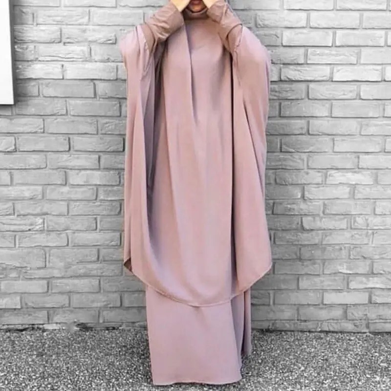 Ramadan Muslim Dress Women Hijab Abaya Dubai Turkish Satin Dresses