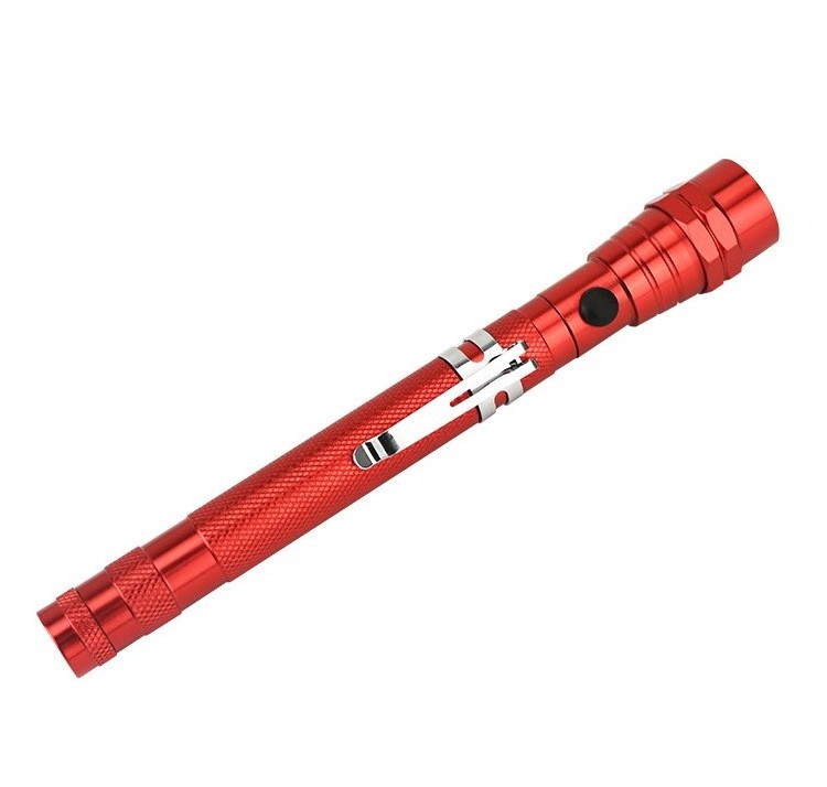 Pick Up Aluminium Adjustable Flexible Magnetic Telescopic Led Torch Flashlight