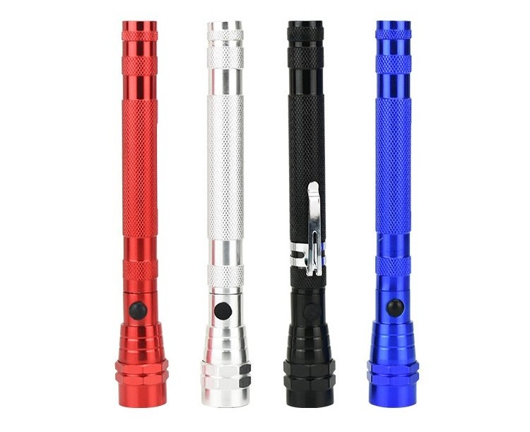 Pick Up Aluminium Adjustable Flexible Magnetic Telescopic Led Torch Flashlight