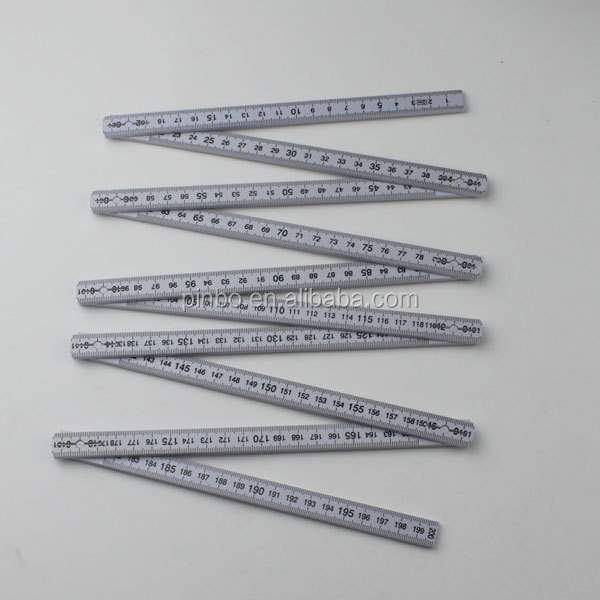 Customized High Quality Plastic Flexible Scale Ruler 2 Meter Folding Ruler