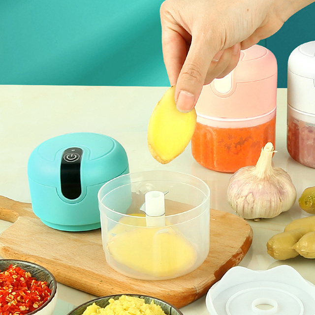 Home Use Mini Wireless Electric Garlic Mincer