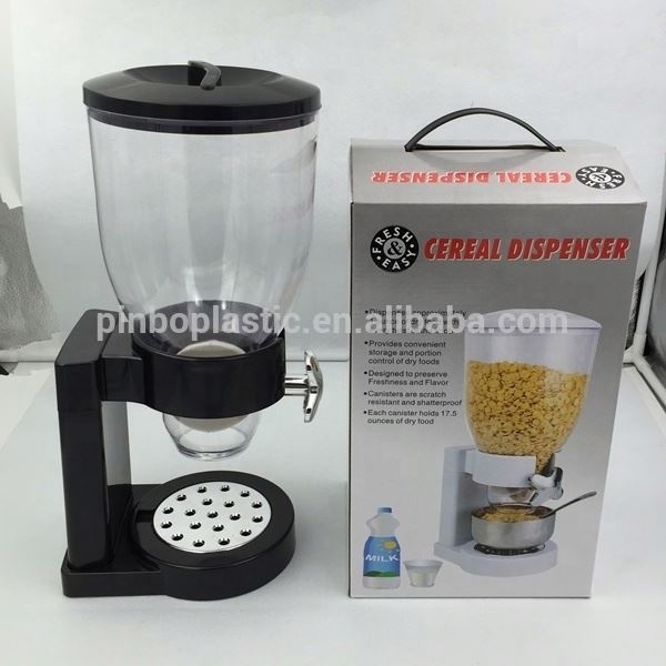 Wholesale Customized Plastic 3.5L Candy Grain Nuts Bulk Dry Food Rice Cereal Dispenser