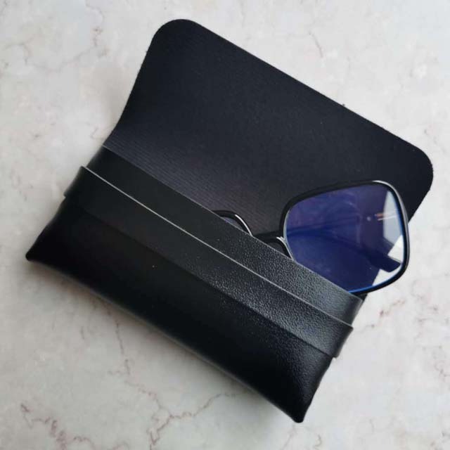 2024 Leather Men Women Portable Wholesale Custom Glasses Sunglasses Case