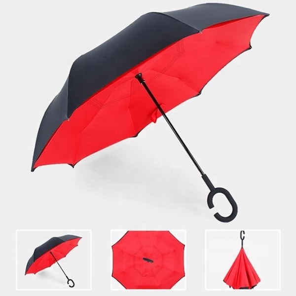 Promotional Folding Inverted Reverse Umbrella