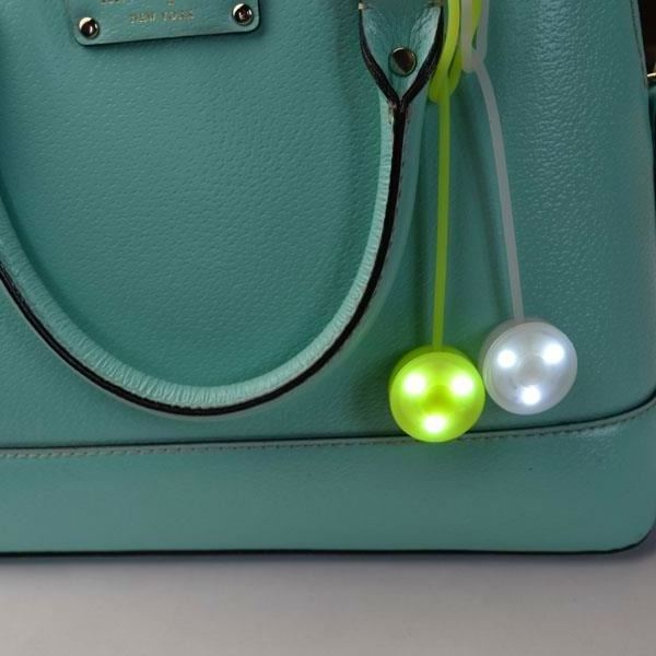 Blinking Led Silicone Pocket Mini Purse Bag Light with String