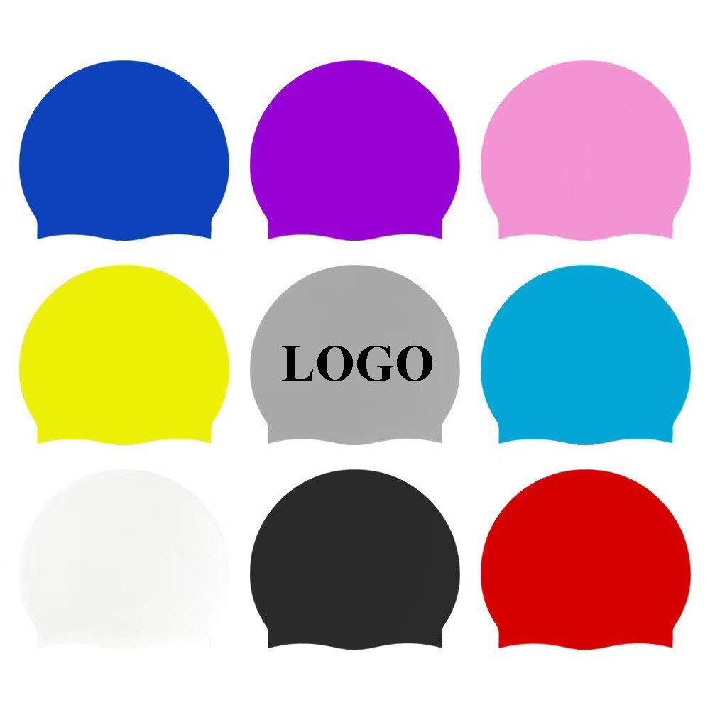 Colorful Adult Kids High Quality Waterproof Custom Latex Swim Cap