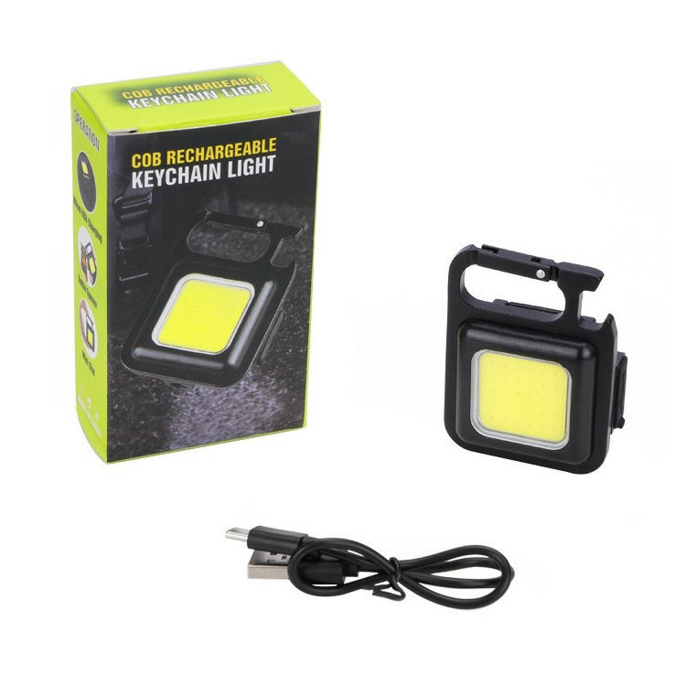 Mini Cob Flashlight Portable Led Rechargeable Work Light Small Pocket Magnetic Flashlights