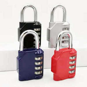 Promotional Travel Luggage Padlock Gym Lock 4 Digital Combination Lockers For Gym Padlock