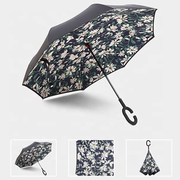 Promotional Folding Inverted Reverse Umbrella