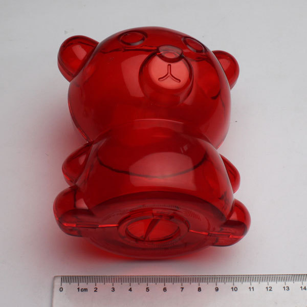 Cute Bear Animal Shape Piggy Banks Cheap Plastic Bear Coin Bank