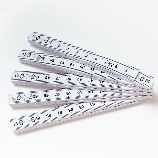 1 Meter Plastic Promotion Funny Folding Ruler