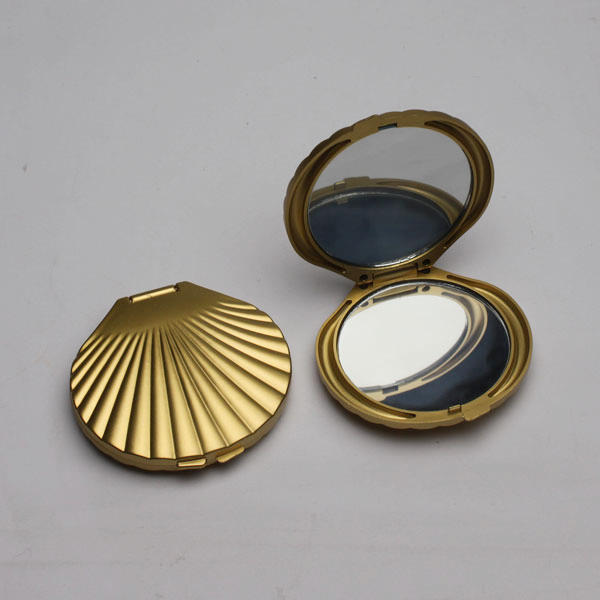 Custom Mini Sea Shell Shaped Pocket Mirror