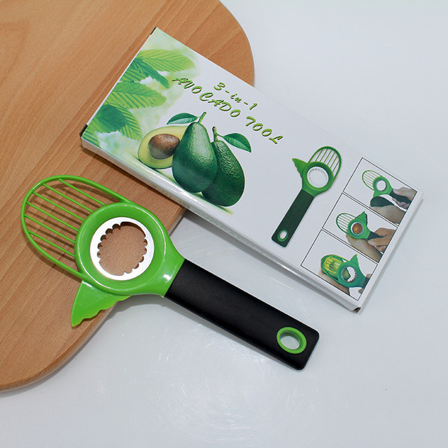 Hotsell  Multifunctional Avocado Cutter Avocado Separator Kitchen Tools 3-in-1 Avocado Slicer