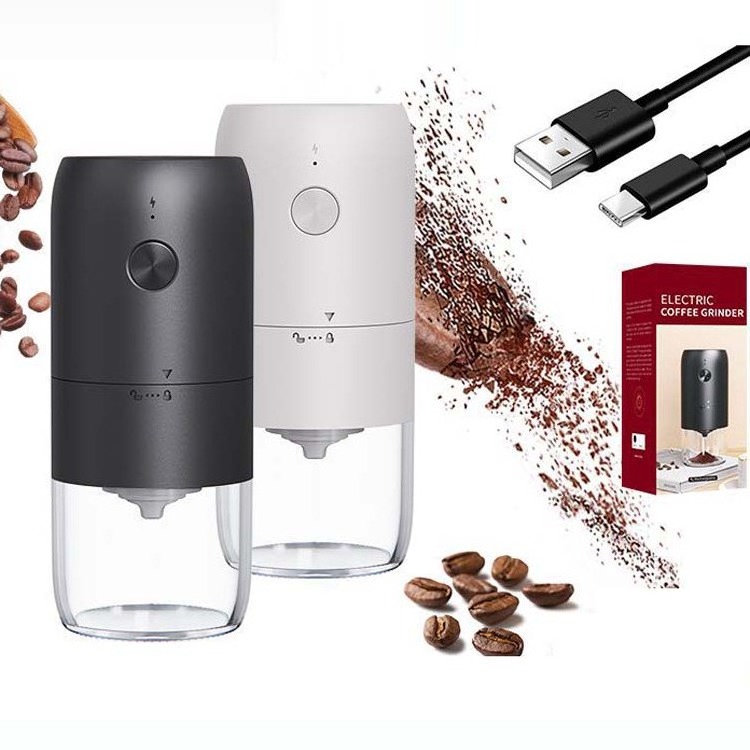 New1800Mah Battery Coffee beans Machine Wireless Portable Rechargeable Electric Coffee Grinders