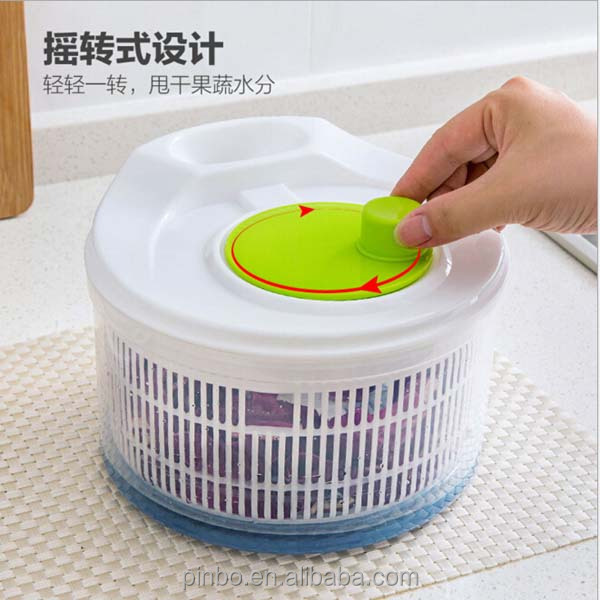 Plastic Vegetable and Fruit Salad Spinner