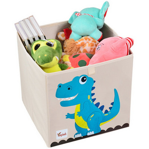 Eco Friendly Fabric Foldable Storage Cubes Toy Storage Box Organizer for Kids Toy Chest