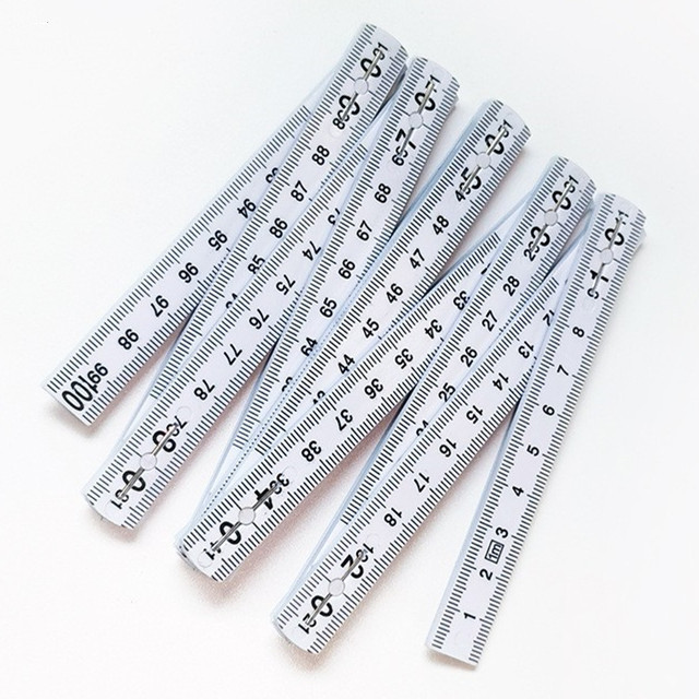 1 Meter Plastic Promotion Funny Folding Ruler