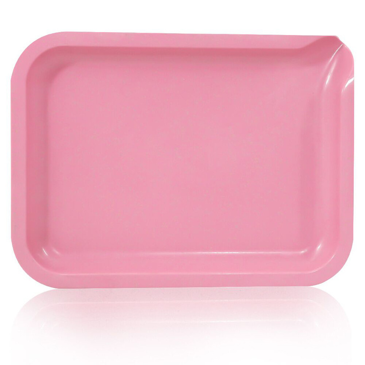 Hot Selling Rectangle New Recycled Plastic PLA Smoke Herb Tobacco Tray BIO Rolling ECO Friendly Biodegradable Roll Tray