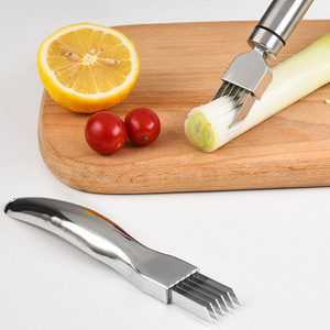 Multifunctional Kitchen Tools Stainless Steel 304 Vegetable Shredder Onion Cutter Scallion Cutter