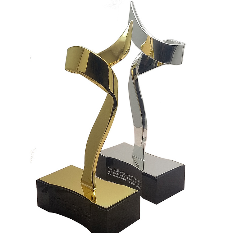 Wholesale Acrylic Base Metal Custom Award Trophy