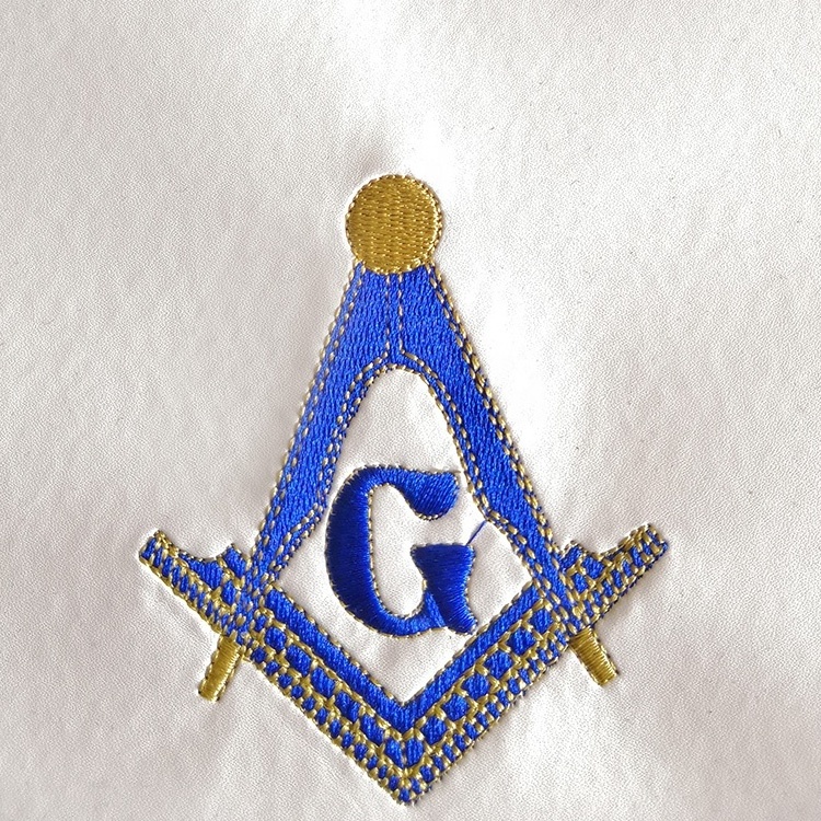 Wholesale Hand Embroidered Masonic Regalia Apron,Masonic Master Mason Apron