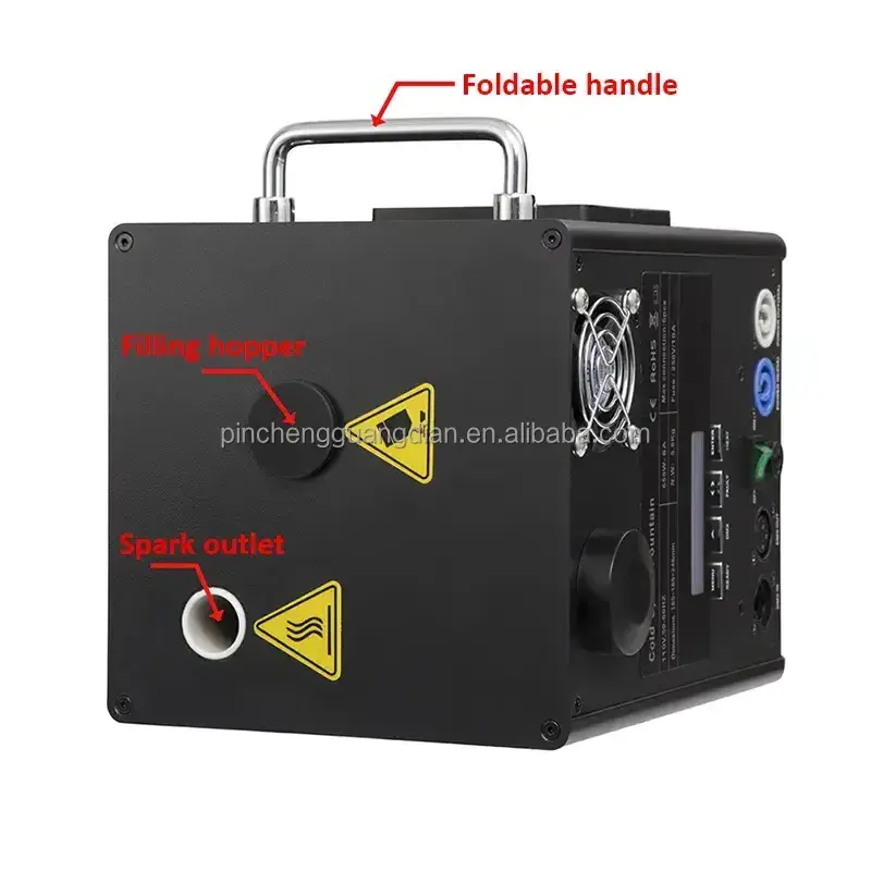 Hot Sale 650W Stage Electronic Flower Spray Machine Dmx Remote Control Wedding Electric Sparklers Fireworks