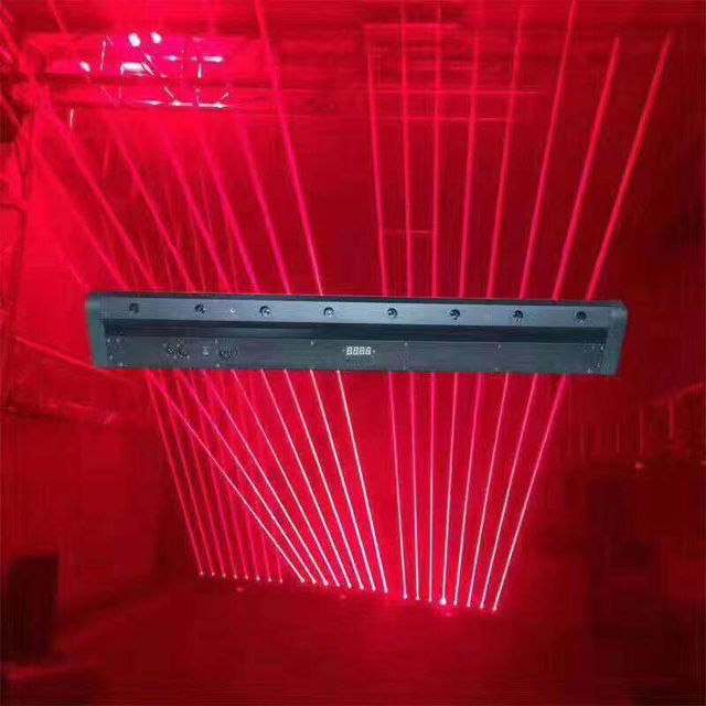 High Quality 8 Eyes Red Moving Head Laser Light Red 500Mw Laser Light Show For Dj Show Concert Party Ktv