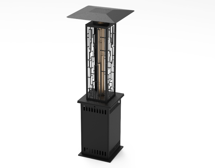 Freestanding Pellet Stove Outdoor Heating wood pellet patio heater 14kw