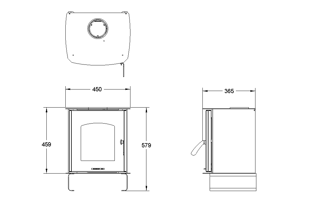 Pincheng Best selling wood burning stove 8 kw mini stove free flow