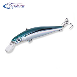 70mm/80mm Bass master sinking minnow bait swimbait trout bass fishing lure pesca