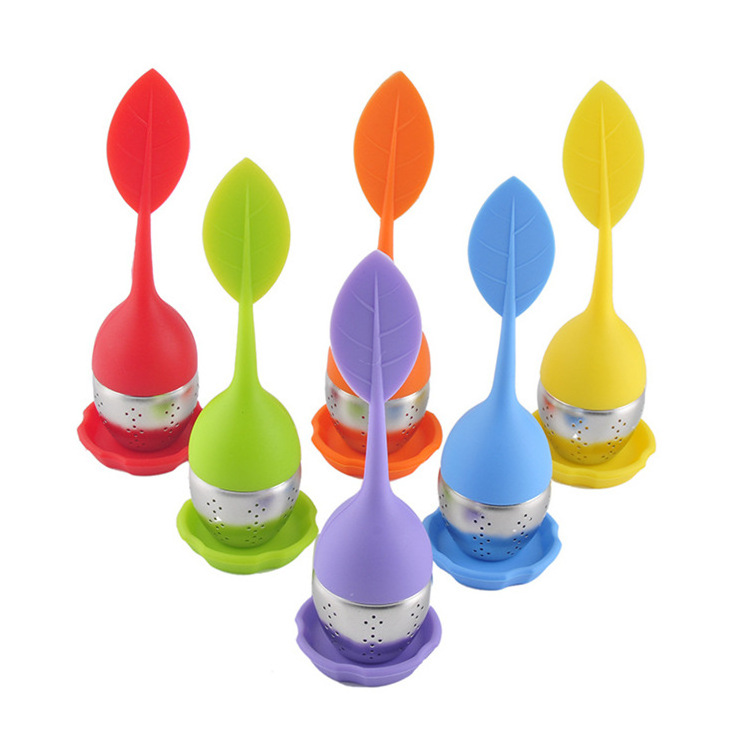 Silicone Leaf Cheap Wholesale Stainless Steel Tea Infuser