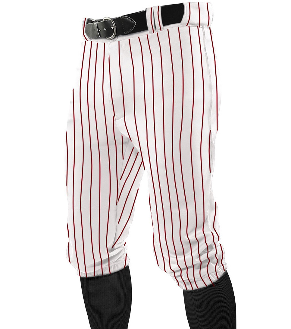 Pinstripe Baseball Pant Men's Baseball Short Pants Youth /Adult Triple Crown Baseball Softball Pant With Piping