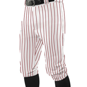 Pinstripe Baseball Pant Men's Baseball Short Pants Youth /Adult Triple Crown Baseball Softball Pant With Piping