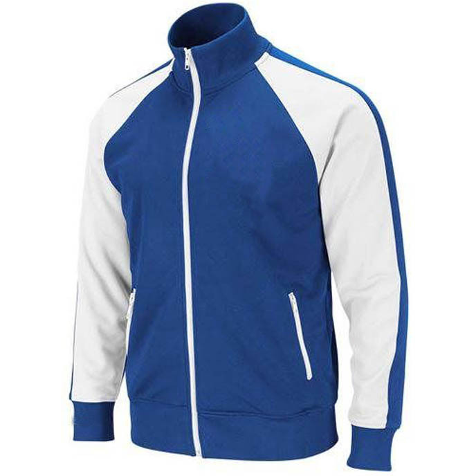 Microfiber Stand Collar Jacket Mens Casual Zip Up Placket Fitted Baseball Jacket Adult Sportswear Soccer Club Team Sports Jacket