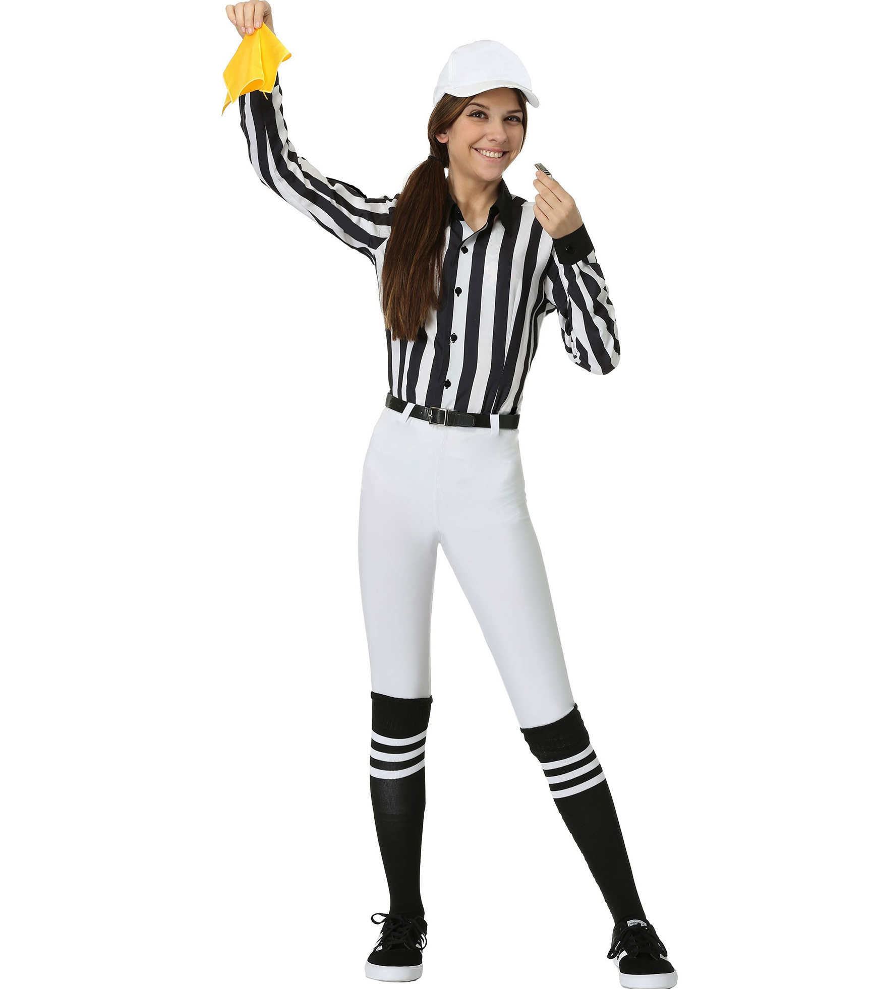 Ladies zip up referee bar uniform Women American Referee Uniform Kit Sportswear Referee Costumes