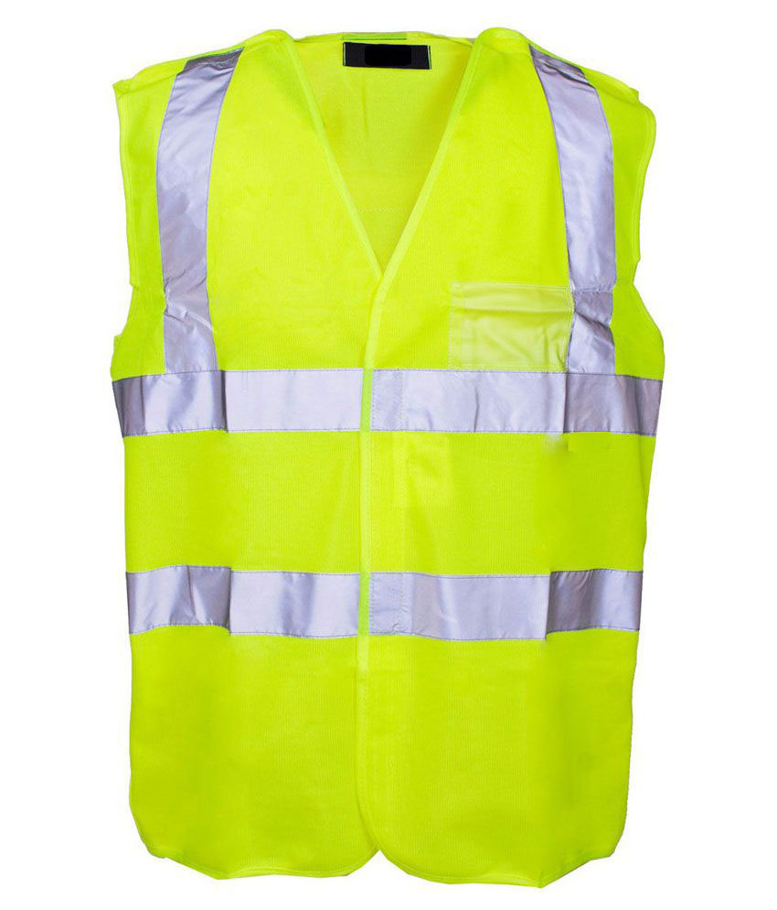 Reflective Mesh Safety Vest High Visibility Workwear Safety Security Vest Uniform Men's Quilted Workwear Vest