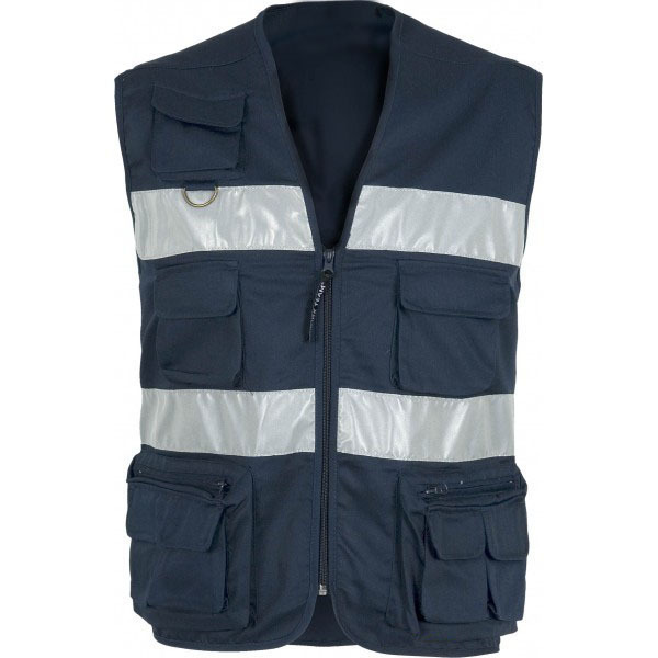 Reflective Mesh Safety Vest High Visibility Workwear Safety Security Vest Uniform Men's Quilted Workwear Vest