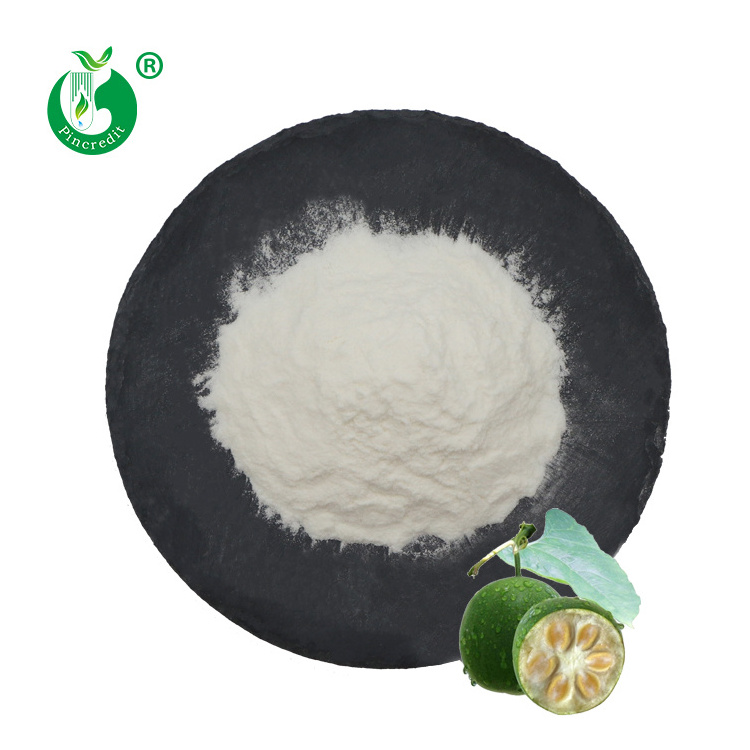 Natural MonkFruit Sweetener Sugar Substitute Mogroside V 50% Organic Lo Han Guo Monk Fruit Extract Powder