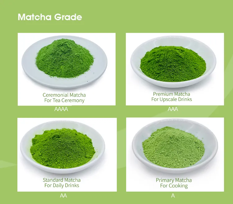 Ceremonial Grade Certified Organic 100% Pure Matcha Green Tea Powder Bulk Green Tea Matcha Powder