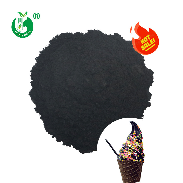 Superfood Powder Black Pigment Organic Bamboo Charcoal Edible Vegetable Carbon Black Powder