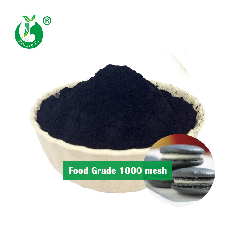 8000 Mesh Food Grade Natural Vegetable Carbon Black Powder Bamboo Activated Charcoal Powder