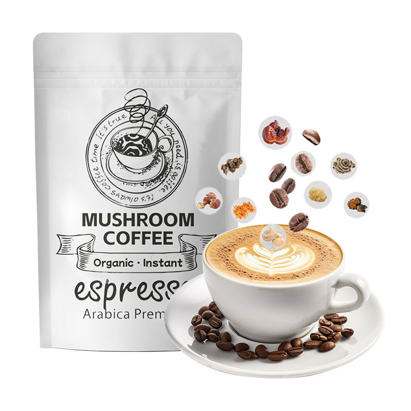 Wholesale Price Bulk Private Label Blend Organic Mushroom Coffee Powder